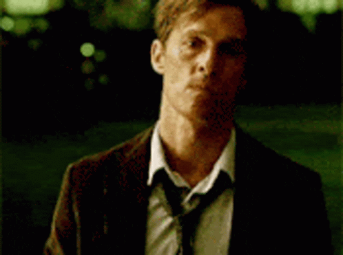 Daddario True Detective Upset Guy GIF