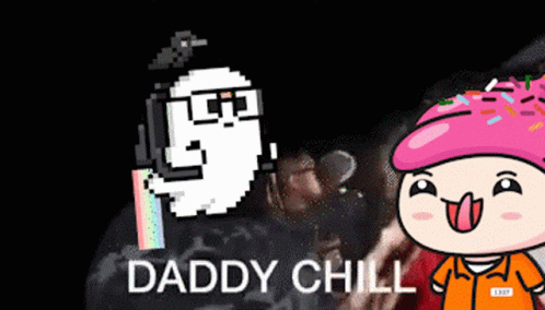 Daddy Chill Cartoon Head Face App Meme GIF