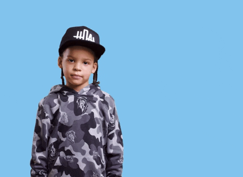 Daddy Just Chill Cute Braided Kid GIF