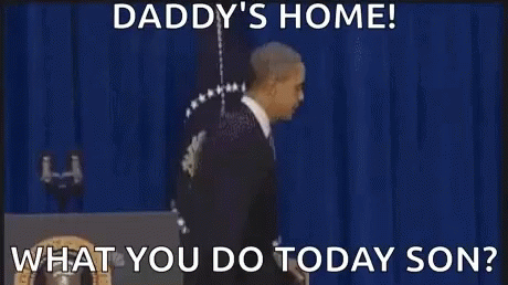 Daddys Home Barack Obama Kicking Door GIF