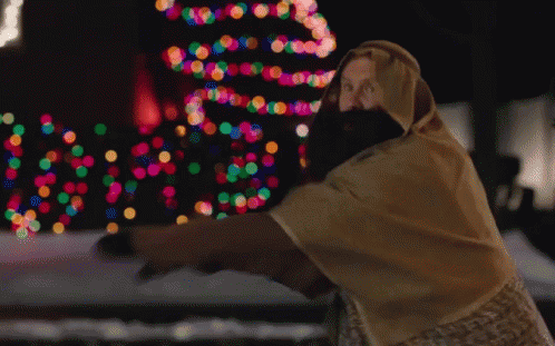 Daddys Home Brad Whitaker Throwing Snowball At Don GIF