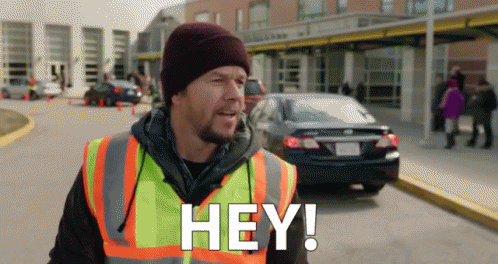 Daddys Home Dusty Mayron Waving Hey GIF