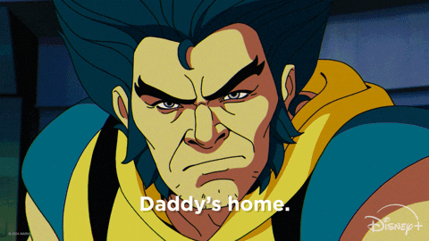 Daddys Home Xmen 97 Wolverine GIF