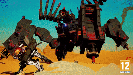 Daemon X Machina Awesome Robot Orbit GIF