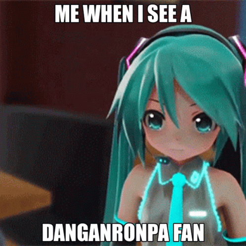 Daemon X Machina Danganronpa Fan Miku GIF