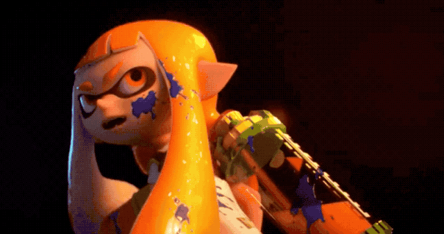 Daemon X Machina X Super Mario GIF