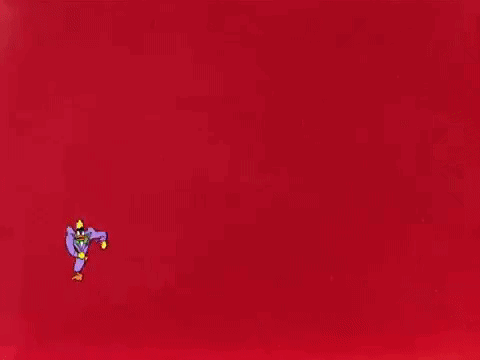 Daffy Duck In Purple Suit GIF