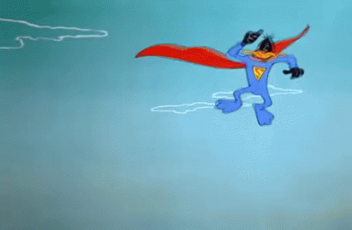 Daffy Duck Superman GIF