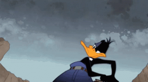 Daffy Duck Toilet Paper GIF
