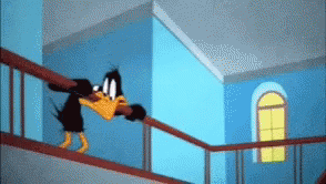Daffy Duck With Tazmania GIF