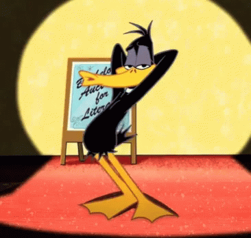 Daffy Flexible Body Dancing GIF