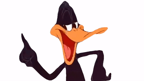 Daffy Giving Reminder GIF