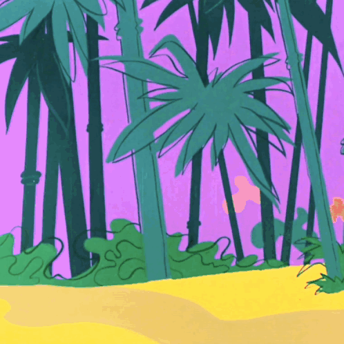 Daffy Relaxing On Hawaiian Beach GIF
