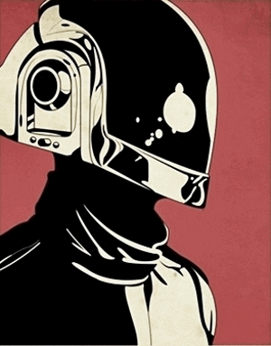 Daft Punk Animated Image Selection GIF