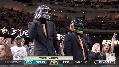 Daft Punk Dancing In Nfl GIF