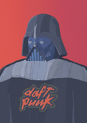 Daft Punk Flashing Emoji Animation GIF