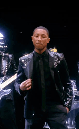 Daft Punk Pharrell Williams Collaboration GIF