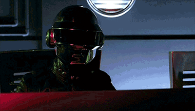 Daft Punk Slow Motion Thumbs Up GIF
