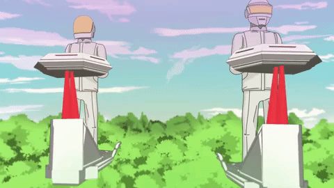 Daft Punk Spaceship Ride Animation GIF