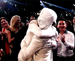 Daft Punk Tandem Hugging GIF