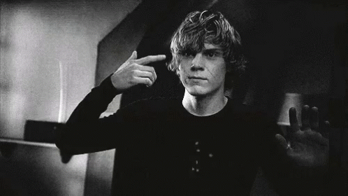 Dahmer Evan Peters Finger Gun Gesture GIF