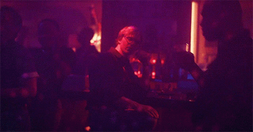 Dahmer Evan Peters Smiling Club Scene GIF