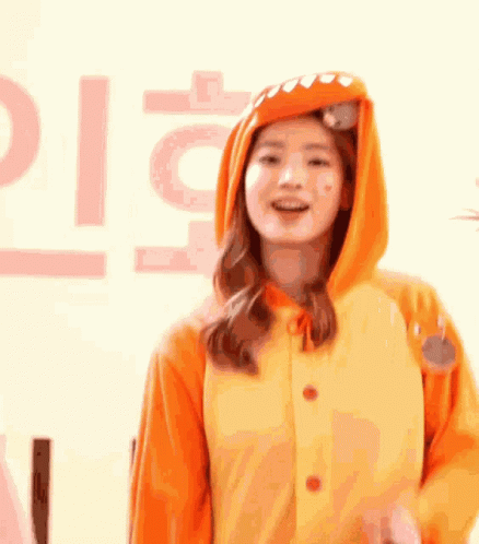 Dahyun Twice Cute Costume GIF