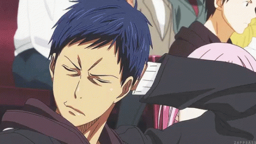 Daiki Aomine Scratching GIF