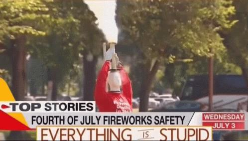 Daily Show Of Fireworks Firecracker GIF