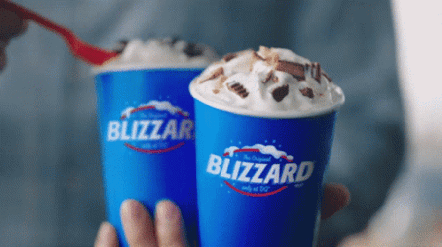 Dairy Queen Yummy Blizzard Ice Cream Ad GIF