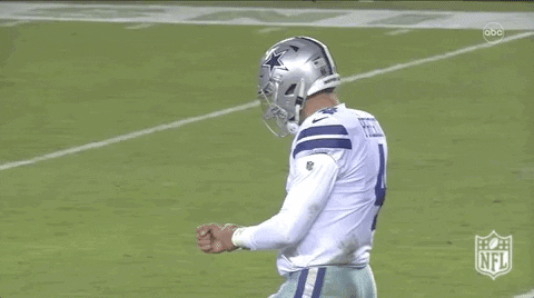Dak Prescott Bouncing Celebration GIF