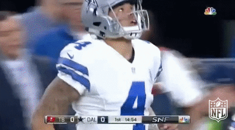 Dak Prescott Coming In The Game GIF
