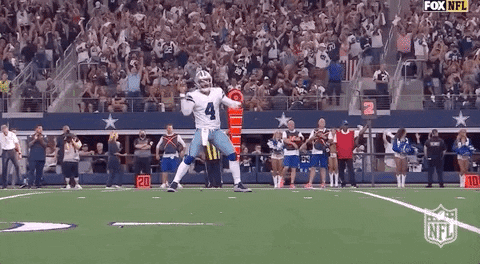 Dak Prescott Cowboy Fist Pumps GIF