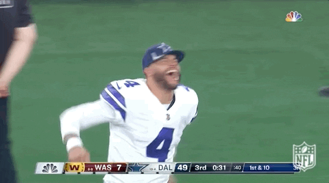 Dak Prescott Fist Pumping GIF