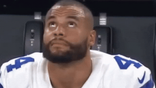 Dak Prescott Looking Shocked GIF