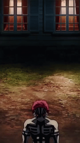 Daki Akaza Tattooed Body Image Compilation GIF