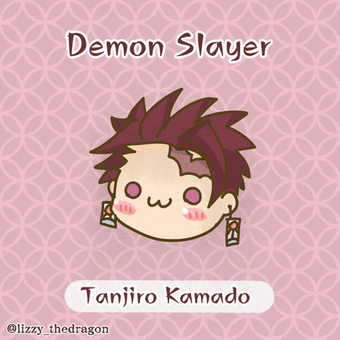 Daki Demon Slayer Character Line Up GIF