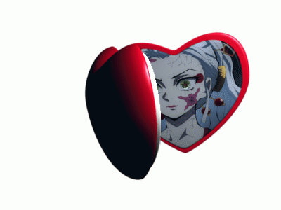 Daki Demon Slayer Heart Locket GIF