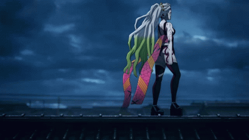 Daki Gazing Over Horizon Demon Slayer GIF