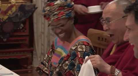 Dalai Lama Laughter GIF
