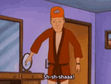 Dale Gribble Kung Fu Lesson GIF