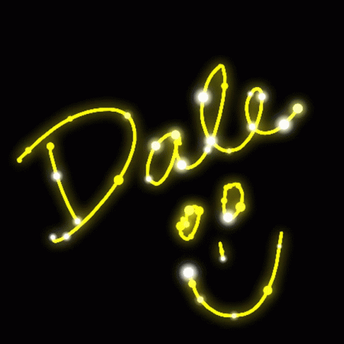 Dale Shining Text GIF