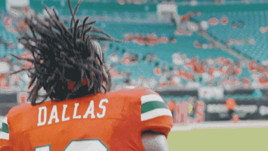 Dallas 13 Hawaii Football Player GIF