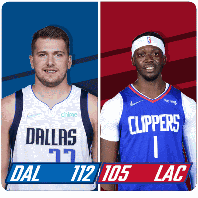 Dallas and Clippers Basketball Players Standing Together