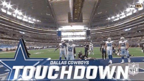 Dallas Cowboys Football Game in Stadium