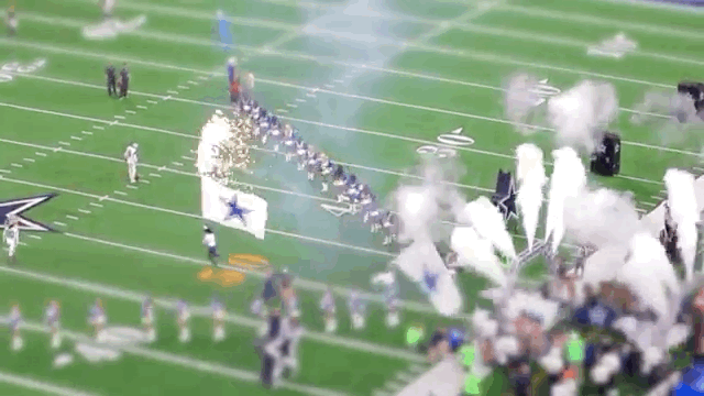 Dallas Cowboys Grand Arena Entrance GIF