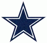 Dallas Cowboys Shiny Blue Star Icon GIF