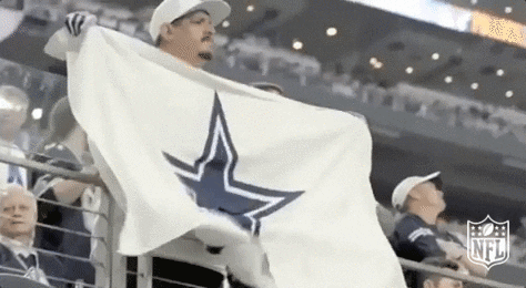 Dallas Cowboys Flag Waving GIF