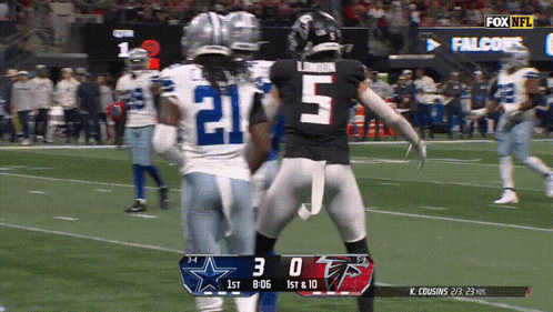 Dallas Cowboys vs Falcons Football