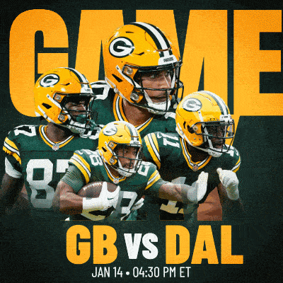 Dallas Cowboys Vs. Green Bay Packers Pre Game Gif GIF
